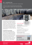 Infoflyer Geodoc zum 3D Laserscan Verfahren
